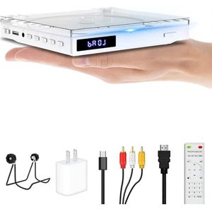 DVD Speler - Externe DVD Speler 1080P - Blu Ray Spelers - Wit