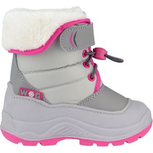 Winter-grip Snowboots Jr - Hoppin' Bieber - Lichtgrijs/Grijs/Roze - 30