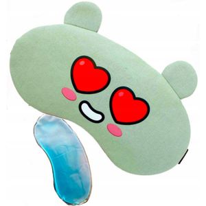 Pluche Slaapmasker met Gel - Ontspanning en Rust