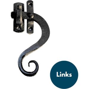 Raamgrendel - Grendel - Raamboom links sluitend - Zwart