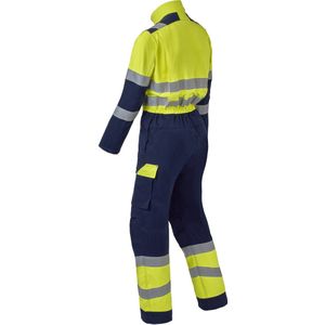 HAVEP Overall Multiprotector 20437 - Marine/Fluo Geel - 64