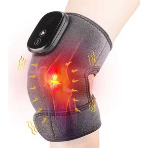 Nexly Knie Massage Apparaat Pro voor Artrose & Gewrichtspijn – Infrarood Warmte Therapie & Trilmassage – Draadloos & Verstelbaar – Pijnverlichting & Ontspanning