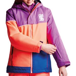 Dare 2b Debut Skijas Wintersportjas - Maat 104  - Unisex - paars - oranje - blauw