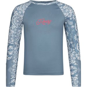 Roxy - Jr Aloha - T-shirt - Blauw - UPF 50+ Bescherming