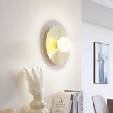 Lindby - Zain - Wandlamp - Goud/Wit - Ø33 cm