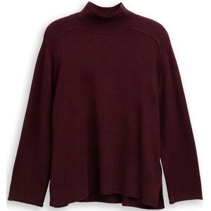 Tom Tailor Plus Size - Losse gebreide trui met opstaande kraag