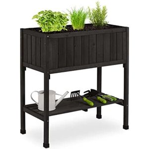 Moestuintafel - Moestuinbak Op Poten - Moestuintafel Op Poten - Kruidenbak Op Poten - Wit