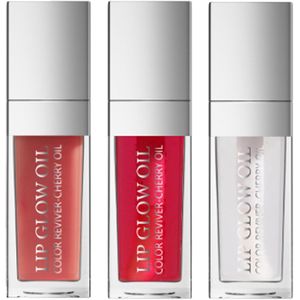 NAXSIR Lipgloss Olie Set van 3 - Transparante Hydraterende Lipgloss met Voedende Ingrediënten, Langdur