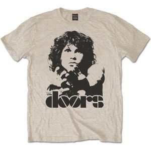 The Doors - Break On Through Heren T-shirt - M - Bruin