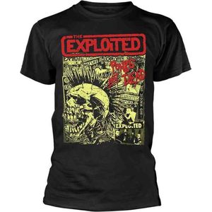 The Exploited Heren Tshirt -L- Punks Not Dead Zwart