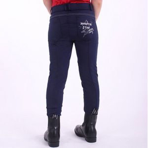QHP Rijbroek Tanya Full Grip Kids Navy - 164