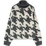 VERO MODA - VMHURLEY LS HIGHNECK HOUNDSTOOTH - Gebreide Pullover - Dames