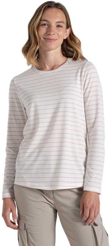 Craghoppers Nosilife Akona T-shirt Met Lange Mouwen Beige Vrouw