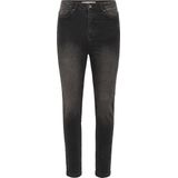 Kaffe - KAwillow HW Slim Fit Jeans - Donkergrijs - Dames Jeans