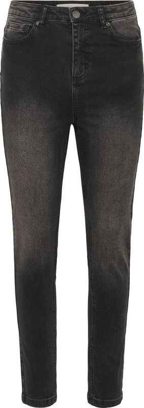 Kaffe - KAwillow HW Slim Fit Jeans - Donkergrijs - Dames Jeans