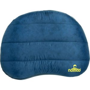 NOMAD® Air Pillow Down | Super zacht | Opblaasbaar Reiskussen | Blauw | 36x25x10 cm | Slechts 120 Gram | Campingkussen Incl Hoes