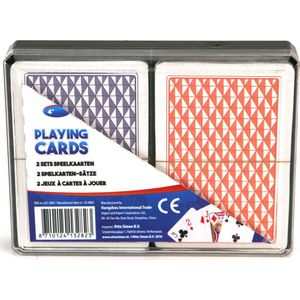 APS Speelkaarten In Doos 2 Sets - Speel de leukste spelletjes met deze speelkaarten!