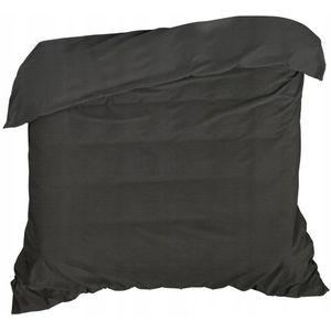 Dekbedovertrek - Zwart - Katoen - 1 x Dekbedovertrek 160 x 200