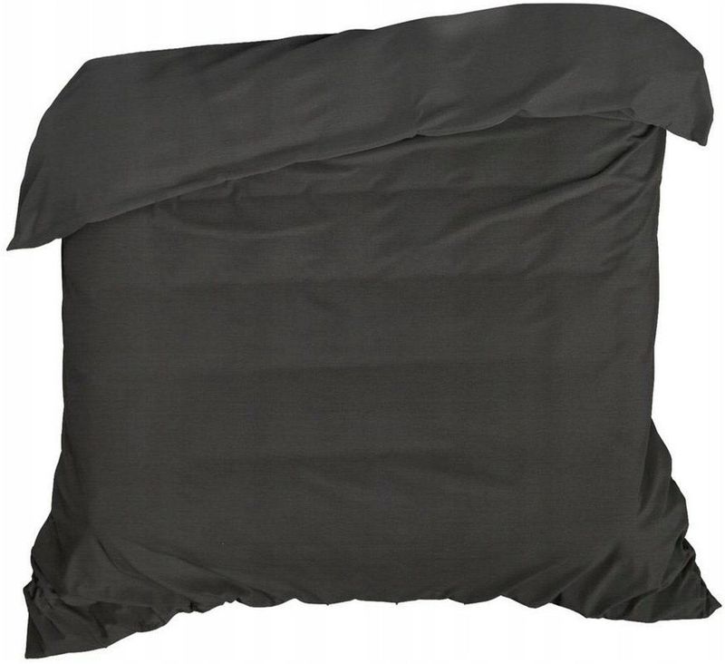 Dekbedovertrek - Zwart - Katoen - 1 x Dekbedovertrek 160 x 200