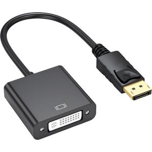 DisplayPort naar DVI Kabel - Ondersteund 1080P - Male DisplayPort en Male HDMI Plug - 30 cm - 4K@1080P - Full HD