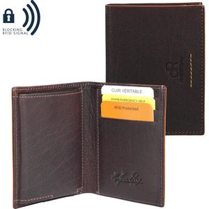 dR Amsterdam Creditcard-etui  - Icon - Brown