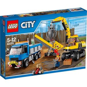 LEGO City Graafmachine en Truck - 60075