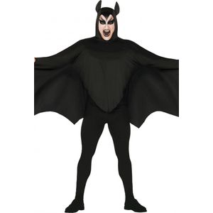 GUIRCA - Vleermuis Kostuum - Zwart - Jumpsuit