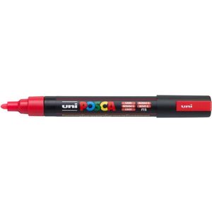 Posca Marker - Universele Stift - Paintmarker - #F15 - Fluoriserend Rood - PC-5M - lijndikte 2,5mm - 1 stuk