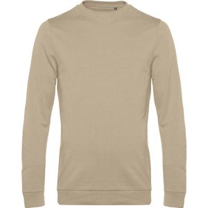 Sweater 'French Terry' B&C Collectie maat M Desert/Zand