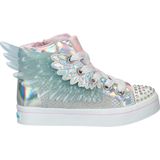 Skechers Twi-Lites 2.0 - Unicorn Wings Meisjes Sneakers - Zilver/Roze - Maat 28