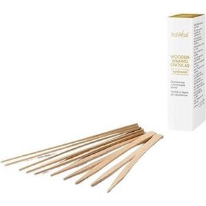 Italwax Solo Glowax houten Waxspatels “wenkbrauwen”, 50 st