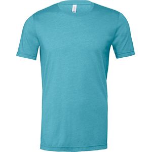 Bella+Canvas Unisex Heather CVC Short Sleeve Tee CV3001CVC - Heather Aqua - S