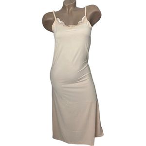 GAUBERTÂ® Dames Onderjurk met kant 112CM GBTW-718 S/M Beige