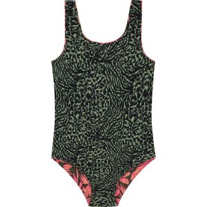 Shiwi Swimsuit RUBIN REVERSIBLE SCOOP - forest green mix - 146/152