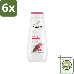 Dove Douchecrème - Reviving - Granaatappel & Hibiscus - 400 ml - Voordeelverpakking - 6 stuks - Reviving - Granaatappel