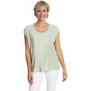 Satijnen geplooide crop top