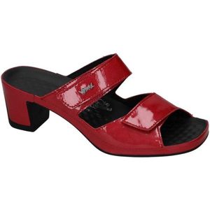 Vital -Dames - rood donker - slippers & muiltjes - maat 35