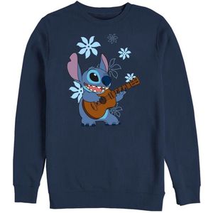 Lilo & Stitch Stitch Flowers Heren Sweatshirts - blauw - S