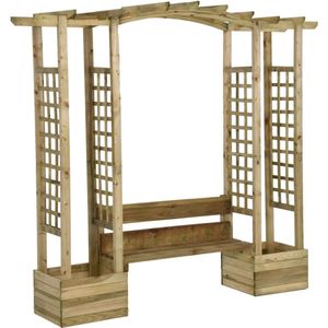 vidaXL-Pergola-met-bank-en-plantenbakken-geïmpregneerd-grenenhout