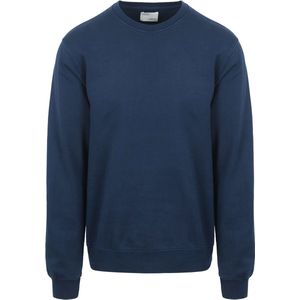 Colorful Standard - Sweater Donkerblauw - Heren - Maat XL - Regular-fit