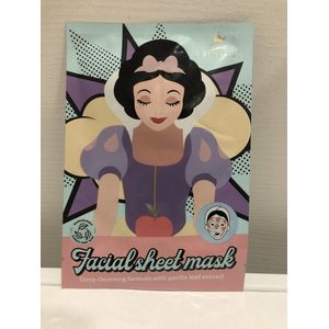Disney princess bamboo face sheet mask snowwhite - sneeuwwitje - bamboe gezichtsmasker - tissue masker - diepreinigend - met perilla leaf