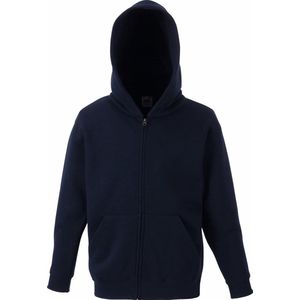 Fruit Of The Loom Kinderen Unisex Premium 70/30 Sweatshirt met Capuchon / Hoodie (Donker Marine)