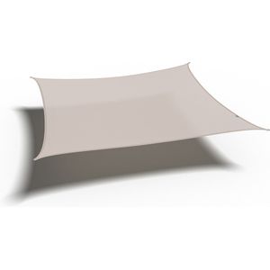 Platinum Sun & Shade Coolfit schaduwdoek vierkant - 360x360cm - Greige