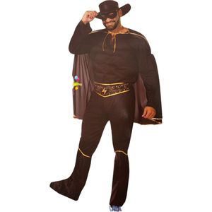Zorro Outfit Heren - 6-delig - Maat M – Carnavalskleding