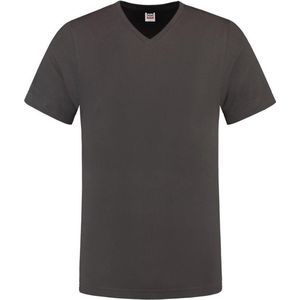Tricorp t-shirt v-hals slim-fit - 101005 - donkergrijs - maat 5XL