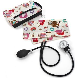 Bloeddrukmeter Animals Cream - Met Etui - Bovenarm - Handmatig