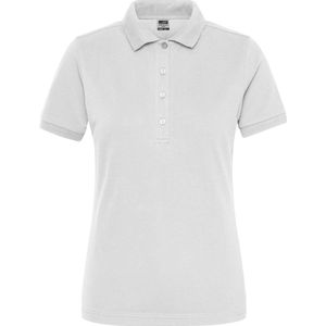 James and Nicholson Dames/dames Bio Stretch Polo Shirt (Wit)