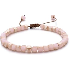 Sorprese armband - Ibiza - roze - verstelbaar - cadeau - Model C