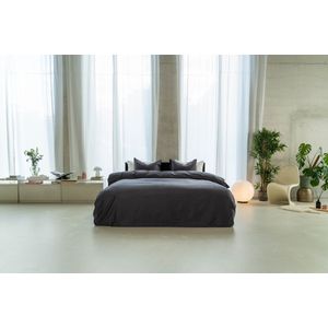 Kayori - Saya - Dekbedovertrek - Antraciet - Lits-jumeaux 240x200/220 + 2 Slopen