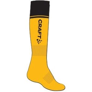 Craft Progress 2.0 Contrast Voetbalkousen - Geel / Zwart | Maat: 31/33